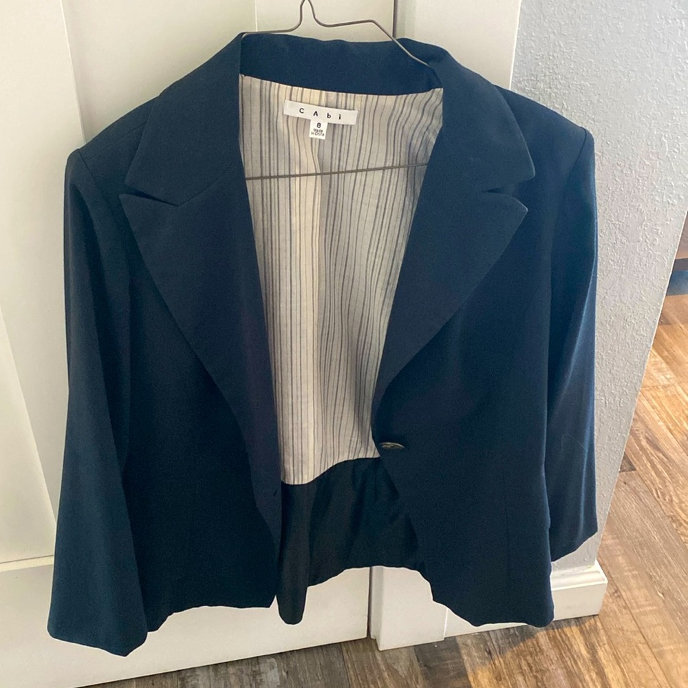 cabi Bossy blazer long sleeve casual blazer.